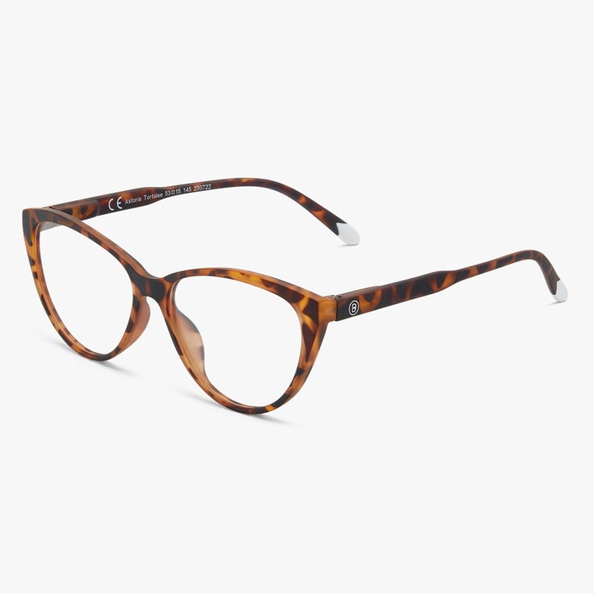 Barner Unisex Reading Glasses, Cat-Eye Shape, Havana - +2.00 Power