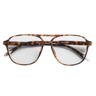 Barner Unisex Reading Glasses, Aviator Shape, Havana - Plano Power