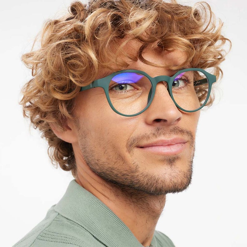 Barner Reading Glasses Chamberi Dark Green - Power +1.00