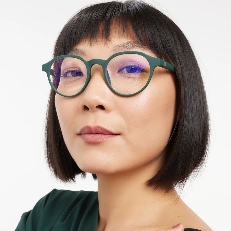 Barner Reading Glasses Chamberi Dark Green - Power +1.00