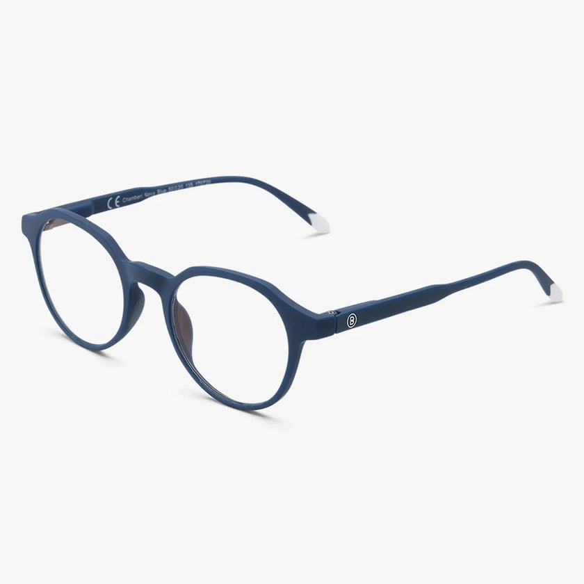 Barner Unisex Reading Glasses, Phantos Shape, Navy - +1.00 Power