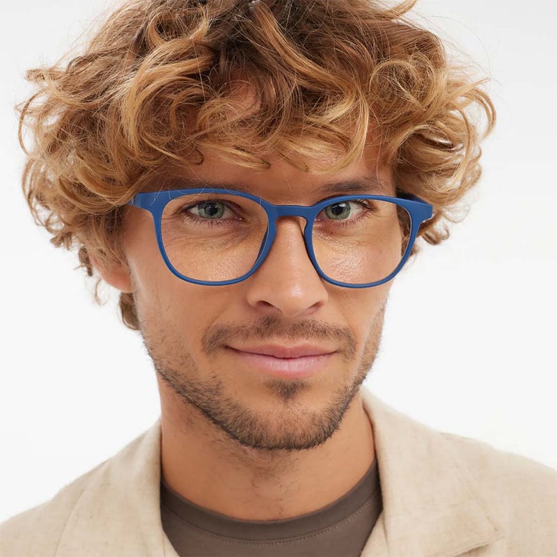 Barner Reading Glasses Dalston Navy Blue - Power Plano