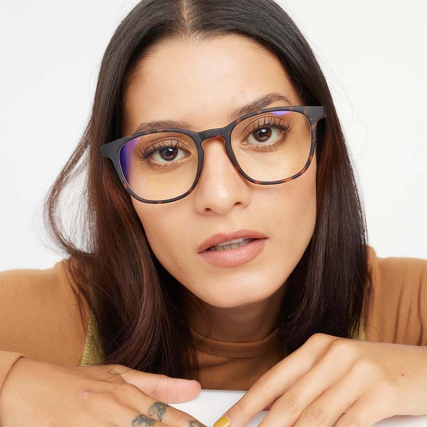 Barner Unisex Reading Glasses, Phantos Shape, Havana - +2.00 Power