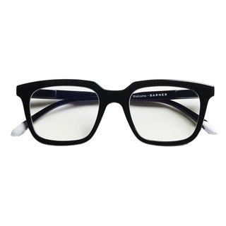 Barner Unisex Reading Glasses, Rectangle Shape, Black - +2.00 Power