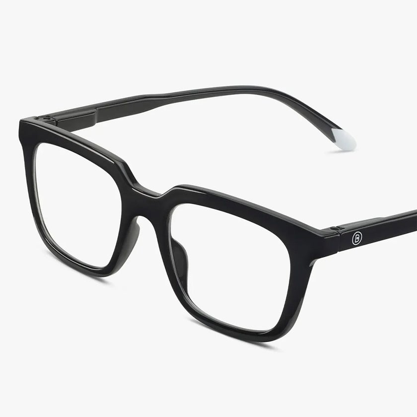 Barner Unisex Reading Glasses, Rectangle Shape, Black - Plano Power