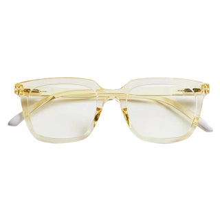 Barner Unisex Reading Glasses, Rectangle Shape, Gold - +1.00 Power