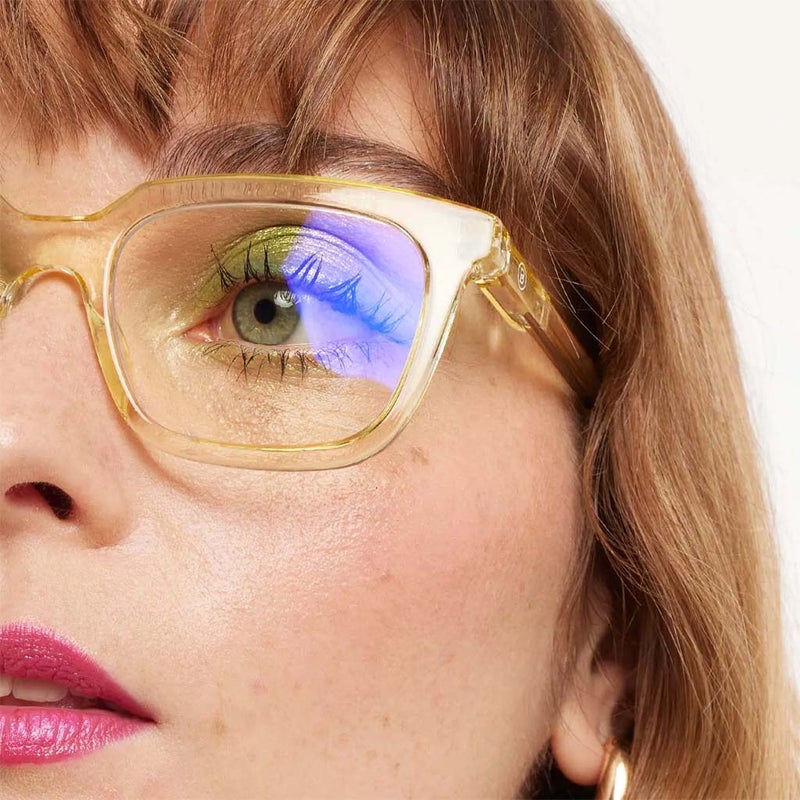 Barner Reading Glasses Holly Glossy Quartz - Power Plano