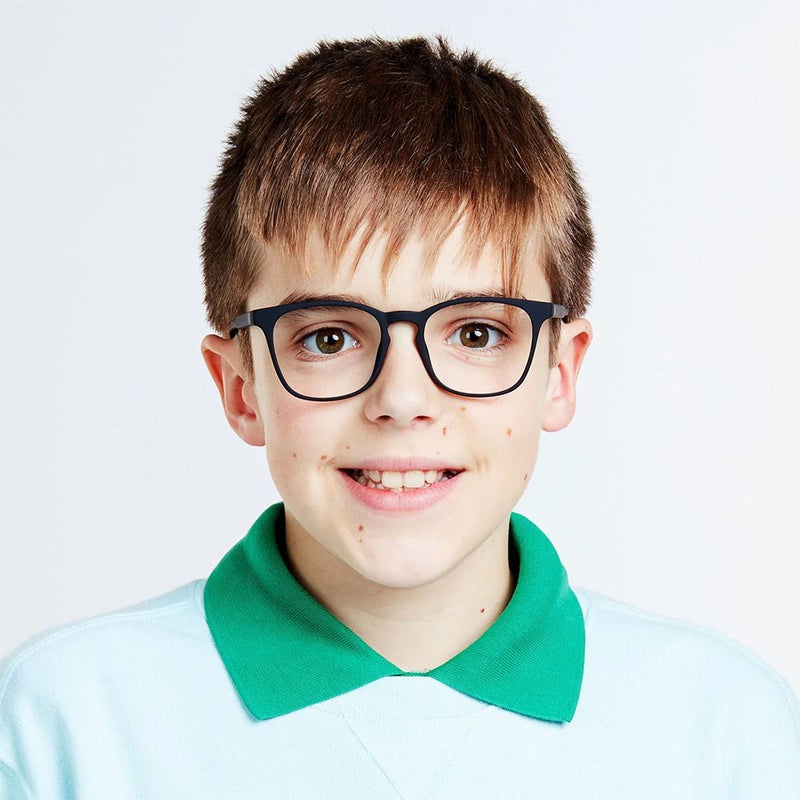 Barner Kids Reading Glasses Dalston Black Noir - Power Plano