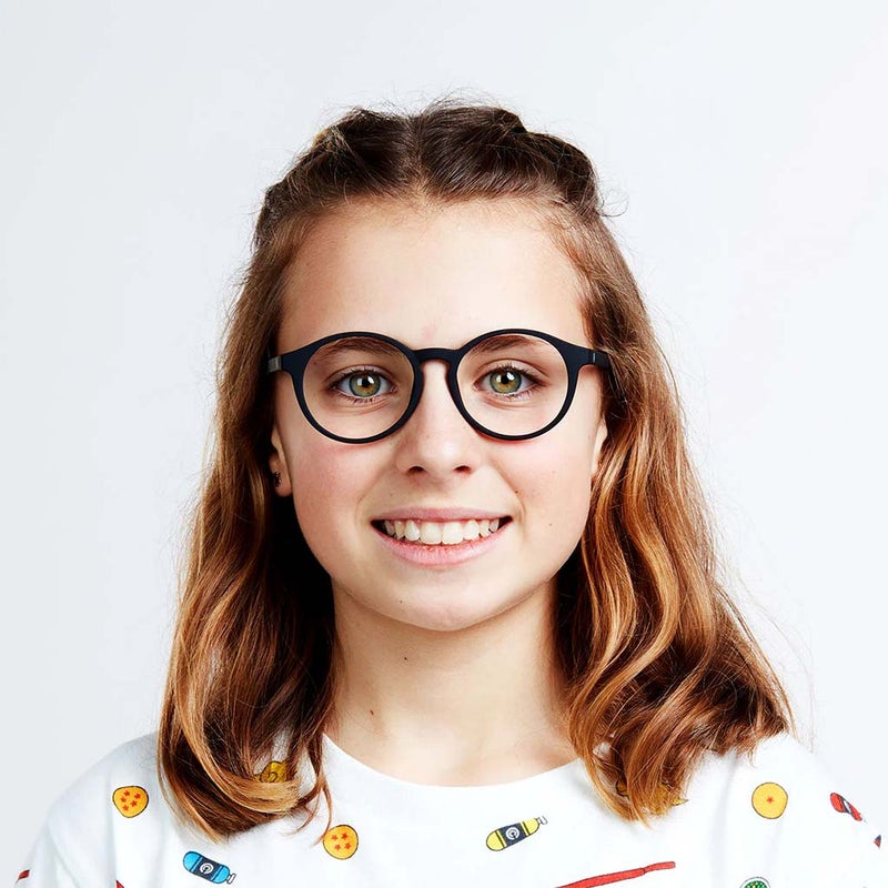 Barner Kids Reading Glasses Le Marais Black Noir - Power Plano