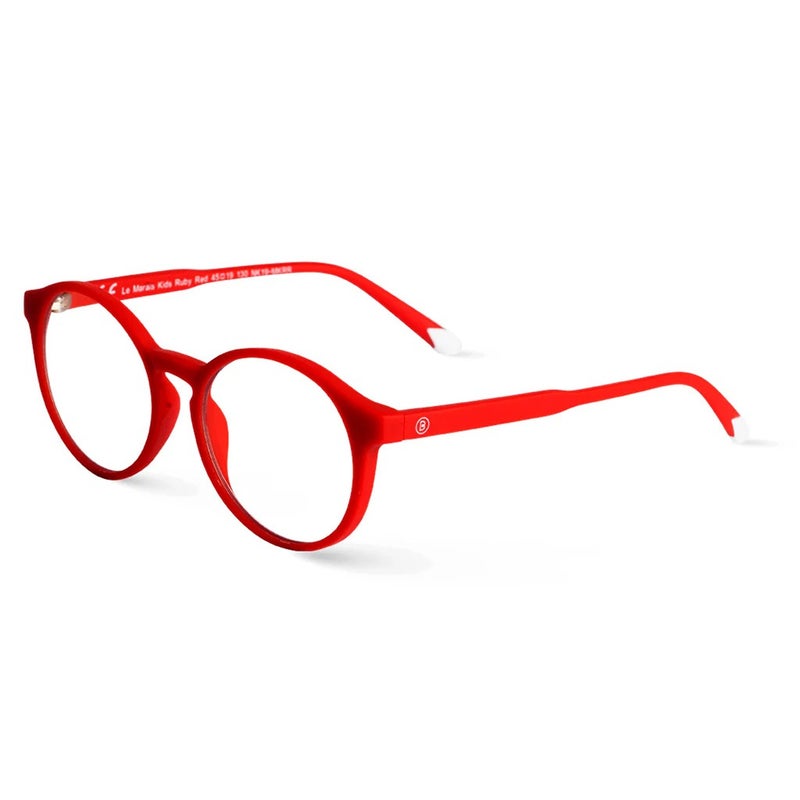 Barner Kids Reading Glasses Le Marais Ruby Red - Power Plano