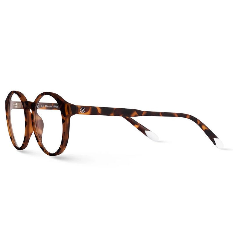 Barner Kids Reading Glasses Le Marais Tortoise - Power Plano