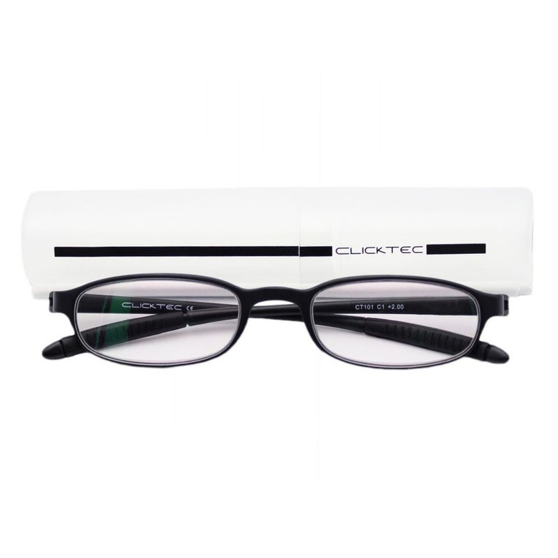 ClickTec Pen Style Reading Glass C1 Black - Power +1.25