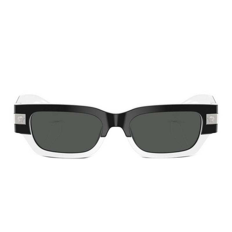 Versace Men's Sunglasses, Rectangle Shape, Size 53 - 545987 VE4465