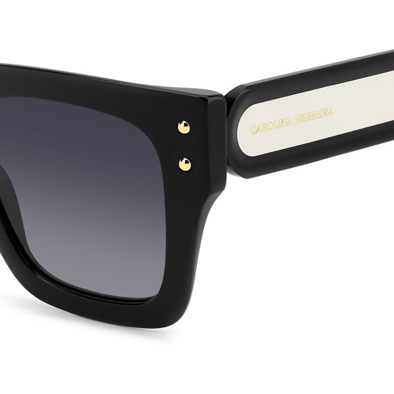 Carolina Herrera Woman's Sunglasses, Square Shape HER0255/S - Black