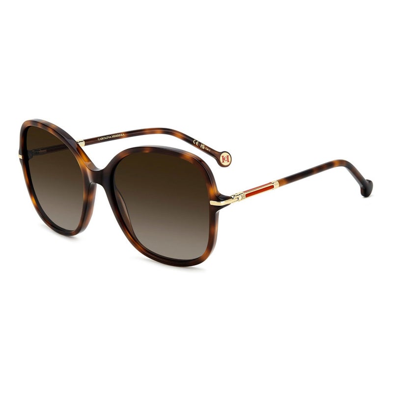 Carolina Herrera Woman's Sunglasses, Butterfly Shape HER0269/S - Brown