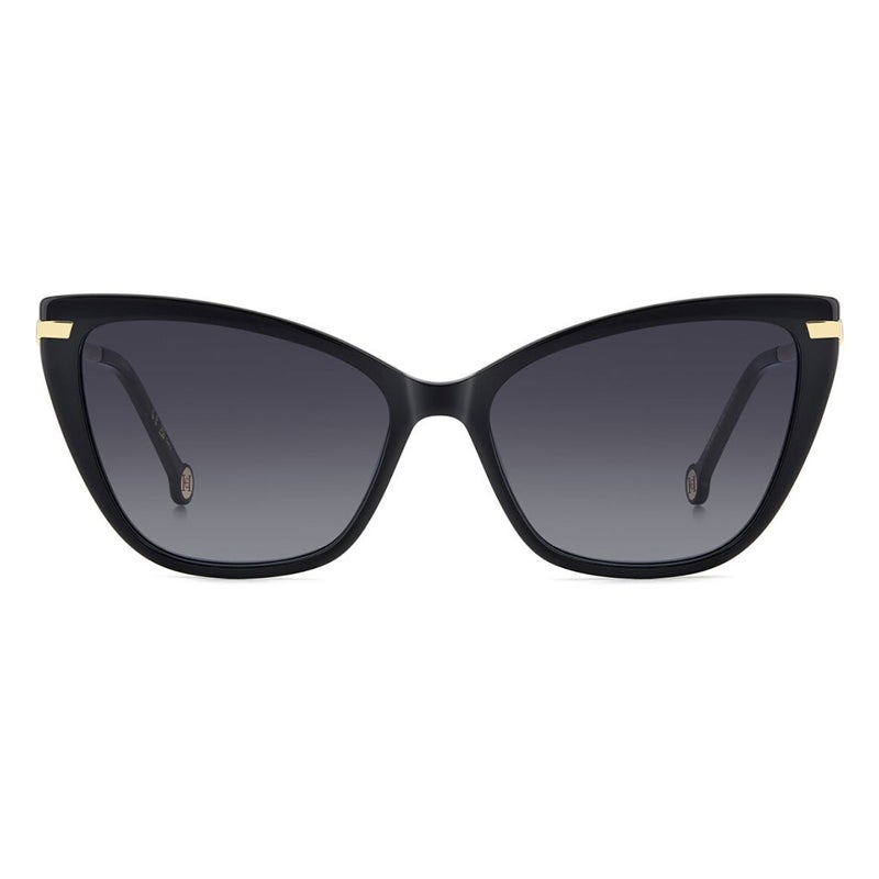 Carolina Herrera Woman's Sunglasses, Cat Eye Shape HER0262/S - Dark Grey