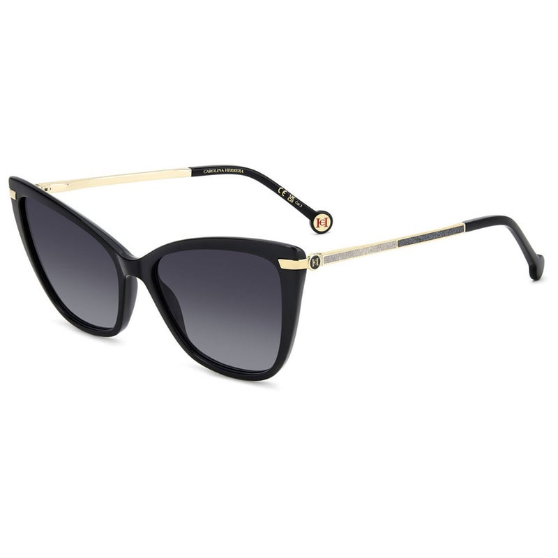 Carolina Herrera Woman's Sunglasses, Cat Eye Shape HER0262/S - Dark Grey
