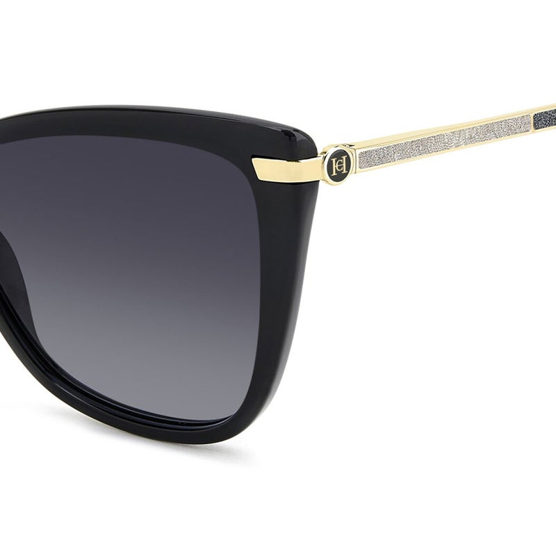 Carolina Herrera Woman's Sunglasses, Cat Eye Shape HER0262/S - Dark Grey