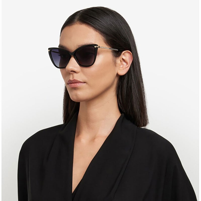 Carolina Herrera Woman's Sunglasses, Cat Eye Shape HER0262/S - Dark Grey