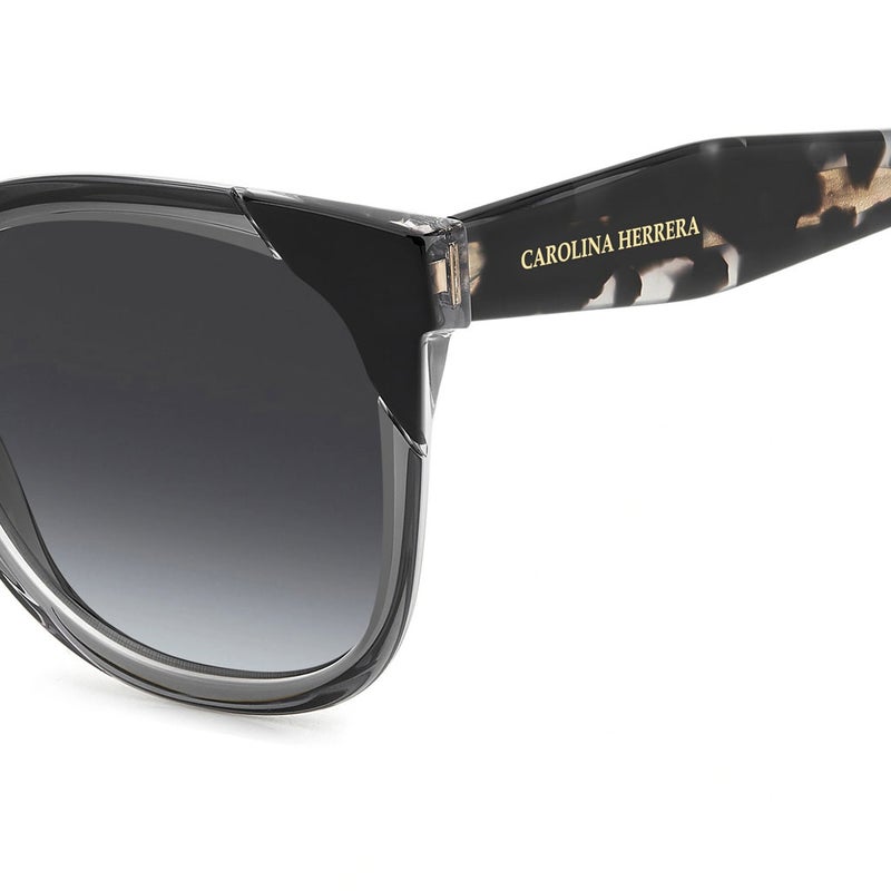 Carolina Herrera Woman's Sunglasses, Square Shape HER0289S - Gray Black