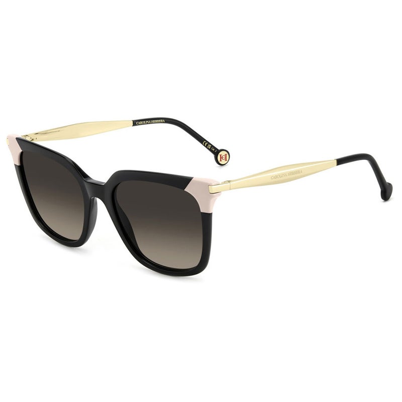 Carolina Herrera Woman's Sunglasses, Cat Eye Shape HER0308S - Black