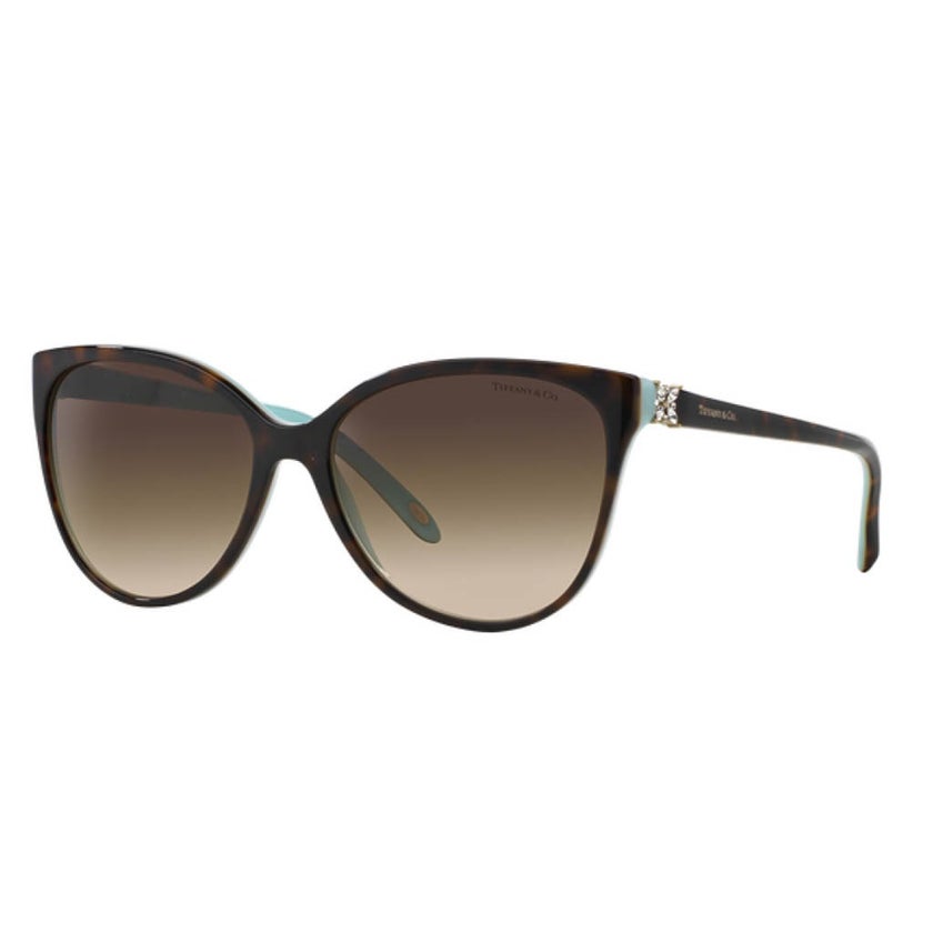 Tiffany Women's Sunglasses, Cat-Eye Shape, Size 58 - TF4089B-81343B