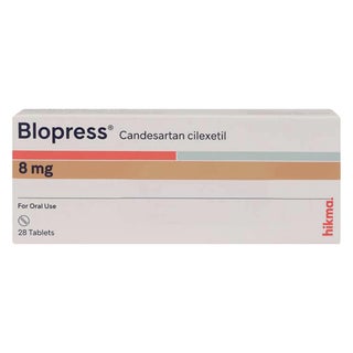 Blopress 8mg Tablets, Pack of 28's