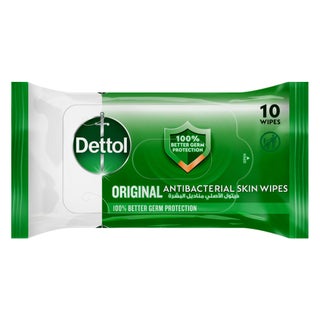 Dettol Anti-Bacterial Wipes, Pack of 10's