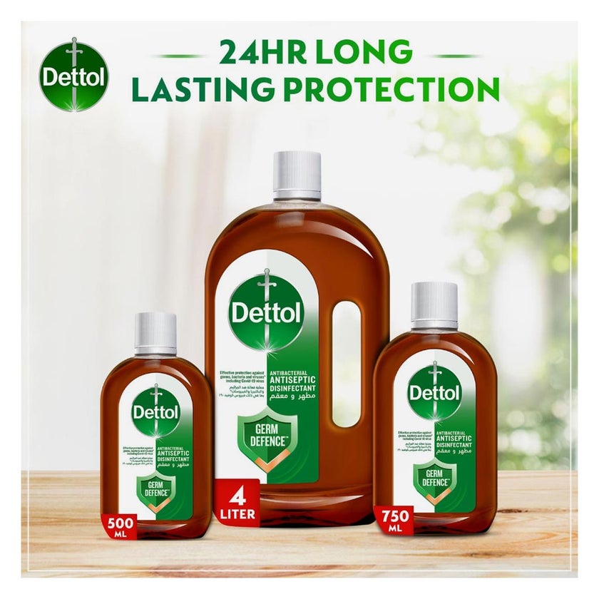 Dettol Antibacterial & Antiseptic Disinfectant Liquid 500ml