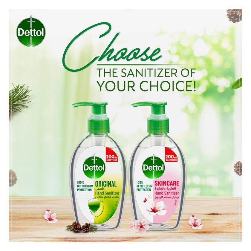 Dettol Original Antibacterial Hand Sanitizer 200ml
