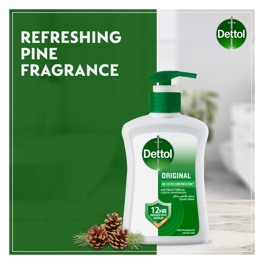 Dettol Original Antibacterial Liquid Handwash 200ml