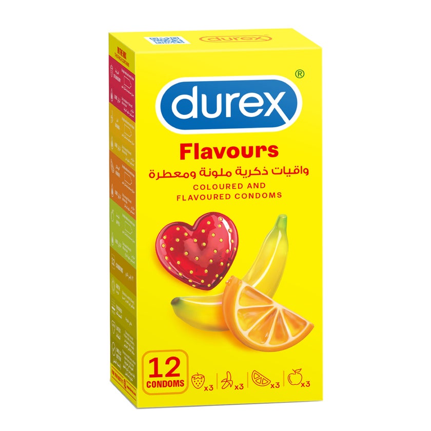 Durex Select Flavours Condoms, Pack of 12's