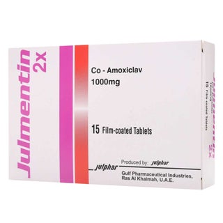 Julmentin 2x 1000mg Tablets, Pack of 15's