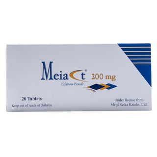 Meiact 200mg Tablets, Pack of 20's