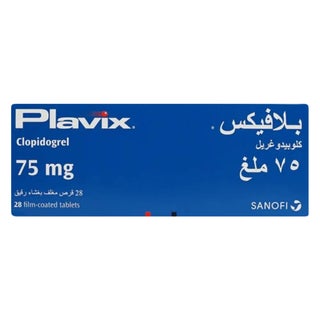 Plavix 75mg Tablets, Pack of 28's