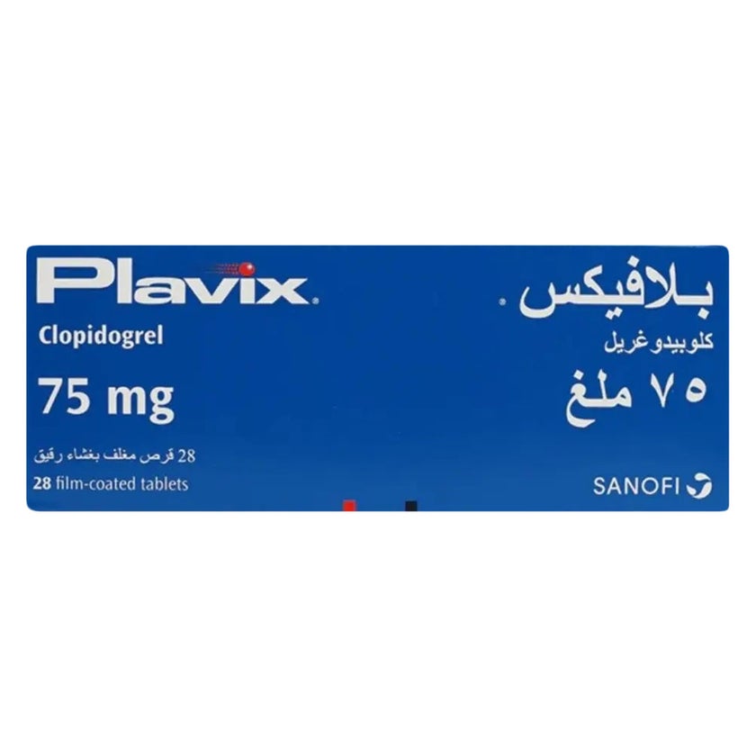 Plavix 75mg Tablets, Pack of 28's