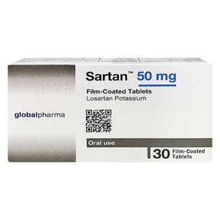 Sartan 50mg Tablets, Pack of 30's