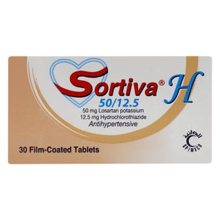 Sortiva H 50mg/12.5mg Tablets, Pack of 30's