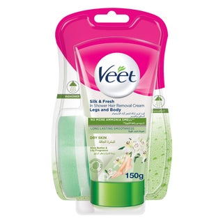 Veet In Shower Hair Removal Cream For Dry Skin 150g