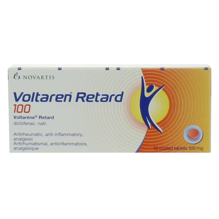 Voltaren Retard 100mg Coated Tablets, Pack of 10's