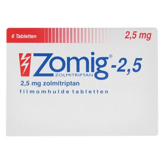 Zomig 2.5mg Tablets, Pack of 6's