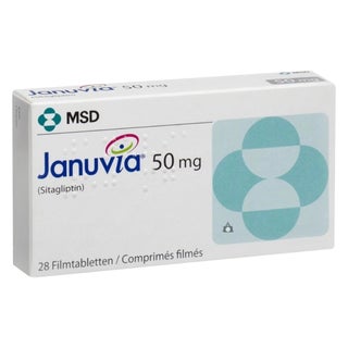Januvia 50mg Tablets, Pack of 28's