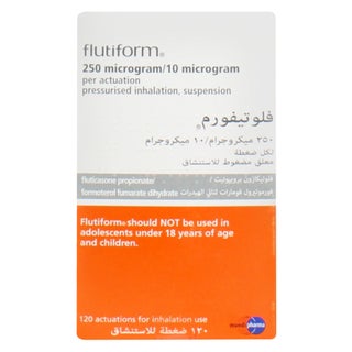 Flutiform 250mcg/10mcg Inhaler