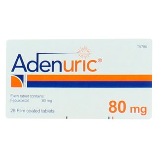 Adenuric 80mg Tablets, Pack of 28's
