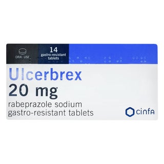 Ulcerbrex 20mg Gastro-Resistant Tablets, Pack of 14's