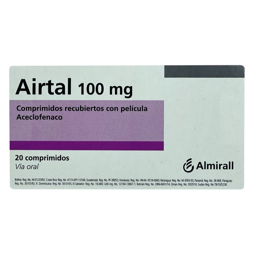 Airtal 100mg Tablets, Pack of 20's