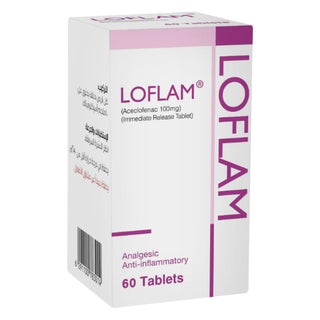Loflam 100mg Tablets, Pack of 60's