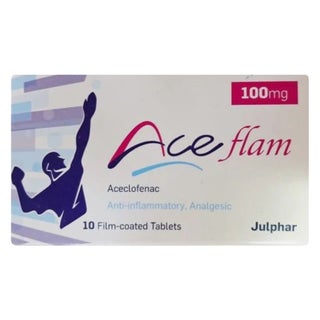 Aceflam 100mg Tablets, Pack of 10's