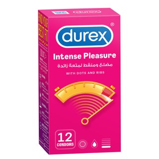 Durex Intense Pleasure Condoms, Pack of 12's