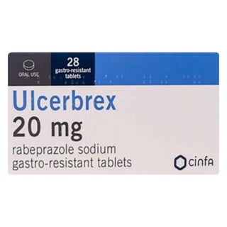 Ulcerbrex 20mg Gastro Resistant Tablets, Pack of 28's